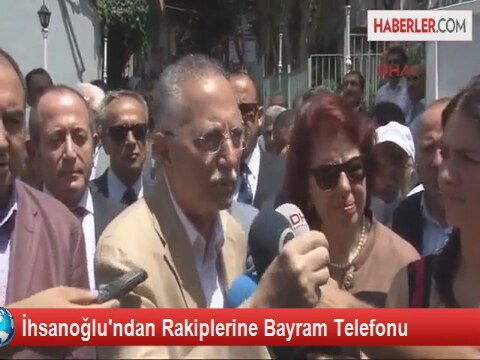 İhsanoğlu Demirtaş Ve Erdoğan'la Telefonda Görüştü